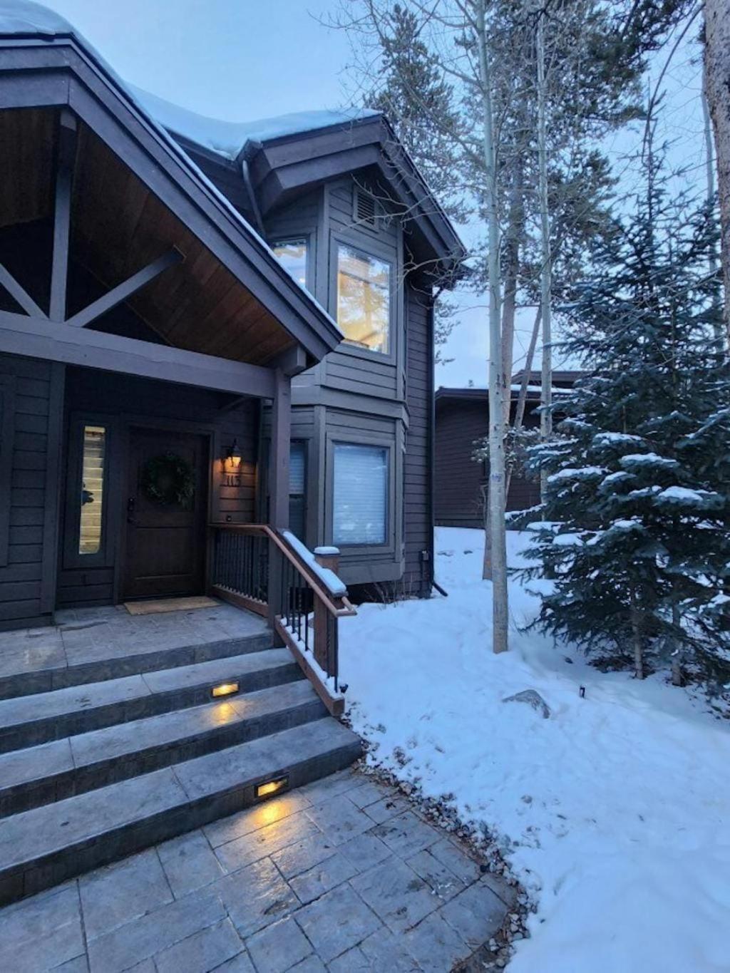 Luxury Modern Townhome Steps To Ski Lifts And Downtown With Nature At Your Patio Breckenridge Exteriör bild